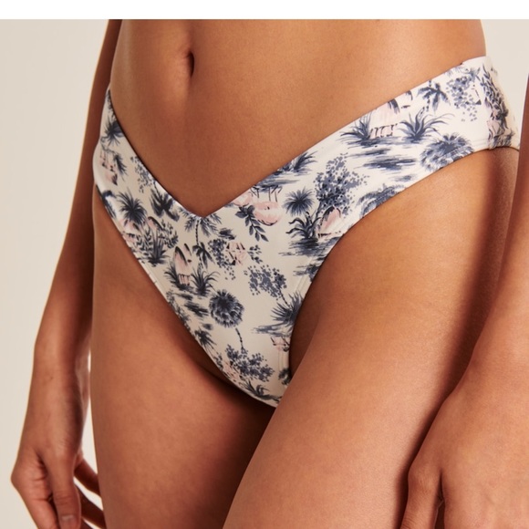 LAST CHANCE - Abercrombie Bikini Multiway Bralette Tall-Side High-Leg Cheeky - Picture 10 of 14